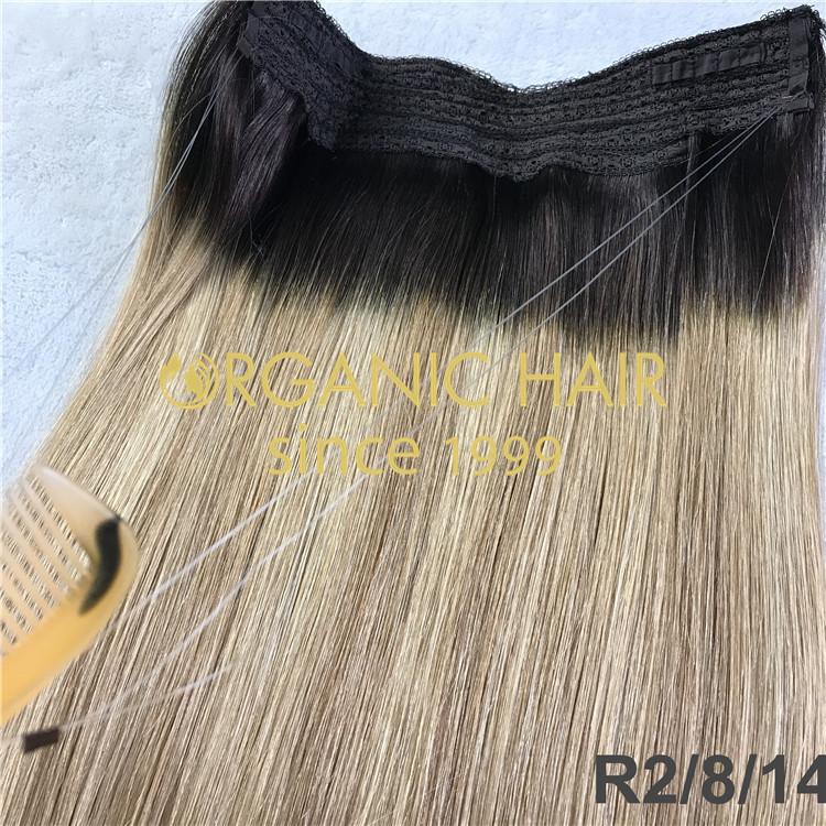 Ombre halo hair extensions H220